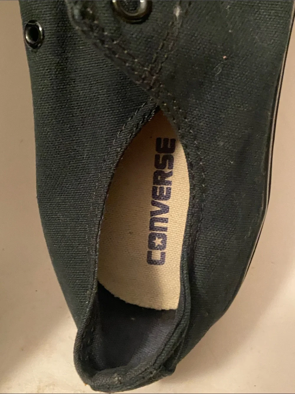 Converse All Stars Men's Canvas Lace up Sneakers - Black sz 12